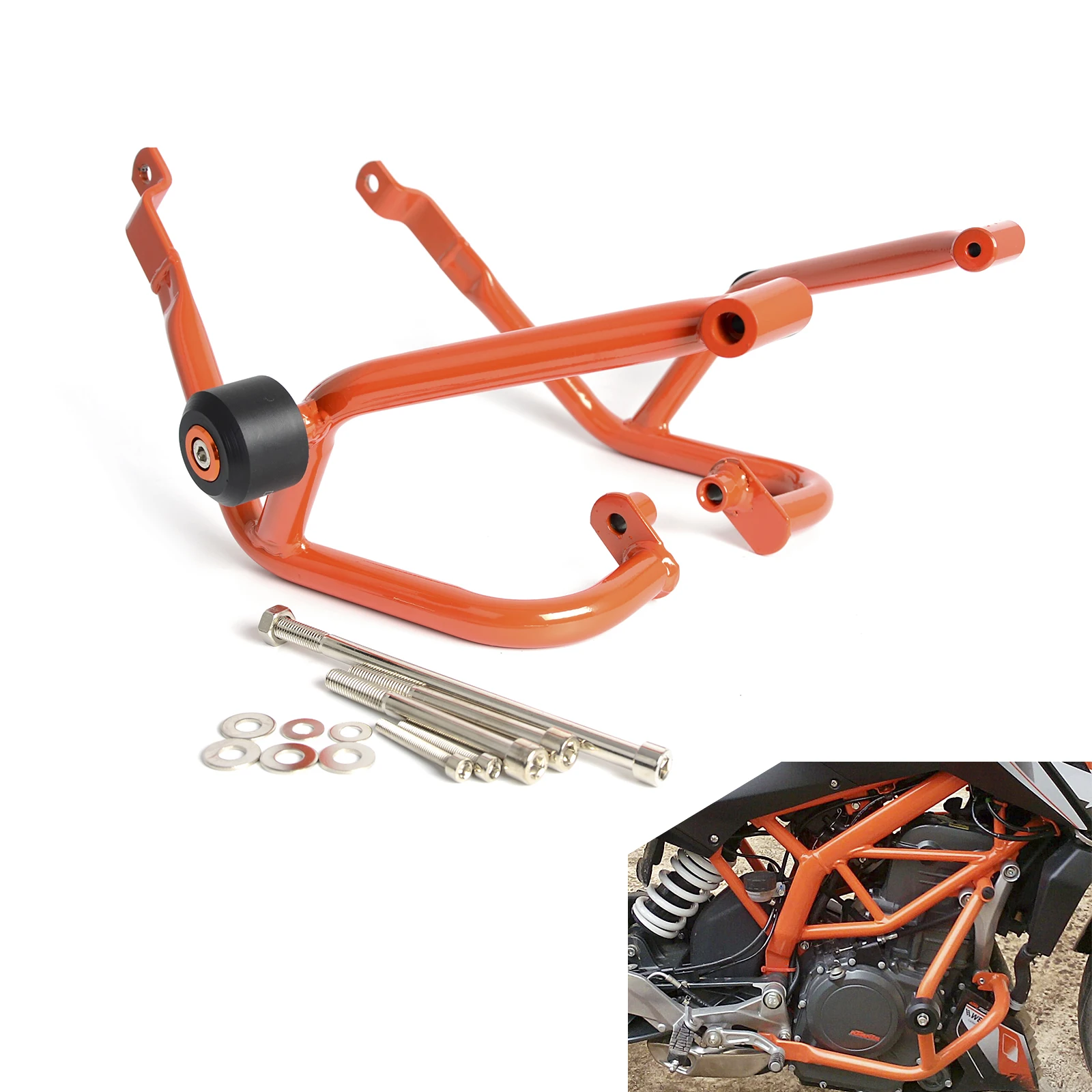 Motorcycle Engine Guard Crash Bars Frame Protector Bumper For KTM 125 200 Duke 2011 2012 2013 2014 2015 NEW