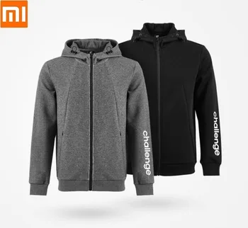 

Xiaomi ULEEMARK Men Sports Cardigan Hooded Sweatshirt fashion printing Logo Cotton sportswear Leisure coat