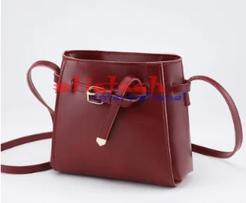 

by dhl or ems 100pcs Messenger bag Female Wild package Ladies shoulder bag Female belt decorated small square bag