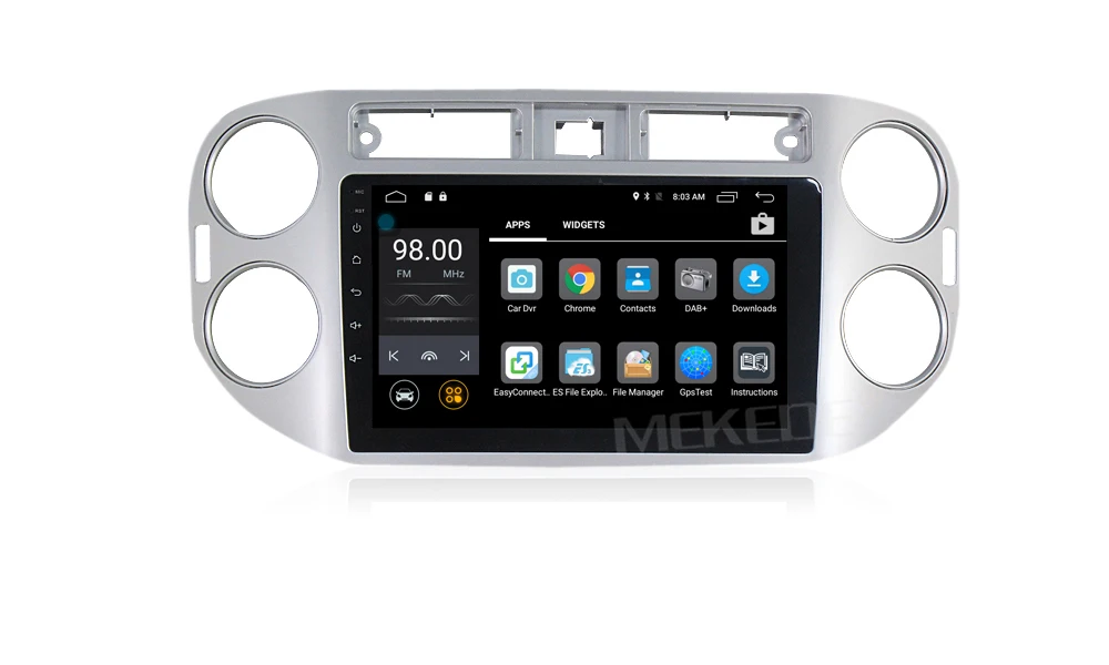 Clearance HD 1024x600 Android 7.1  2G RAM  Car radio DVD GPS navi player for Volkswagen tiguan 2010 2011 2012 2013 2014 2015 2016 7