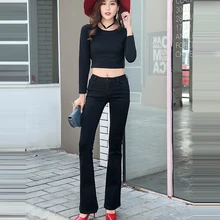 Высококачественные облегающие джинсы для женщин, обтягивающие джинсы с высокой талией, женские черные винтажные женские джинсы, стрейч женские джинсы, плюшевые Мультяшные игрушки Feminina