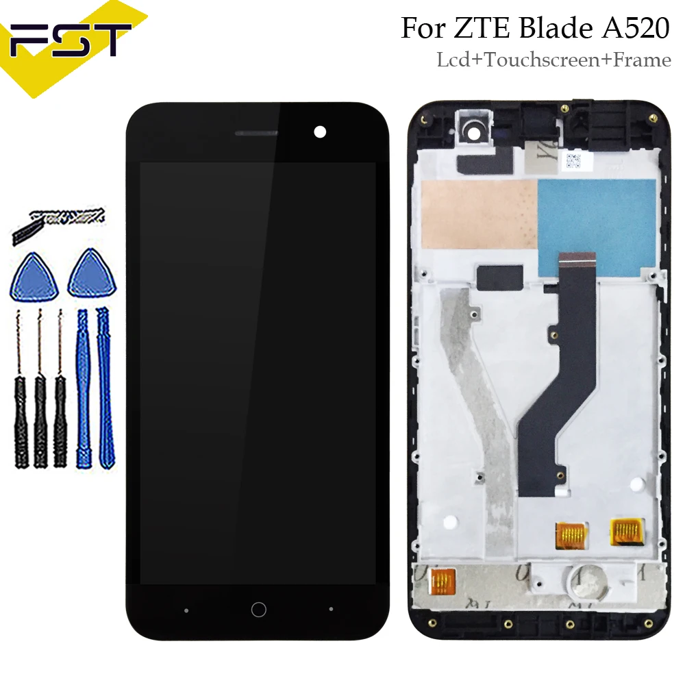 For ZTE Blade A520 LCD Display and Touch Screen Digitizer Assembly With
