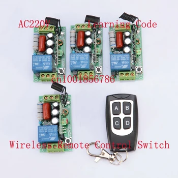 

wireless switch 4 Receiver&1Transmitter 220V 1CH 10A output state is adjusted 1CH 1000W 200M Non-Latched/self-Latched