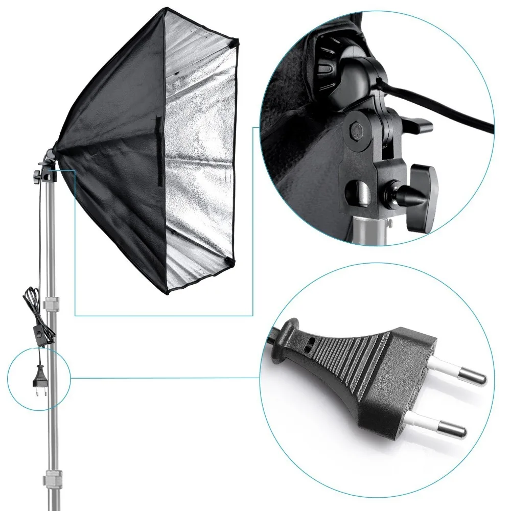 Neewer 400 W фото софтбокс свет освещение комплект для фотостудии портретов, продукт и видео съемки
