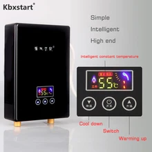 Kbxstart 6500 Вт моментальный электрический водонагреватель Кухня душ интеллигентая(ый) Частота постоянного Температура водонагреватель 220V