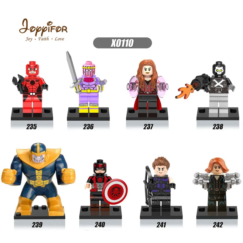 

Joyyifor 2018 New Lot Compatible Toy Story LegoINGlys Gamora Proxima red captain Wasp Best Gift To Children