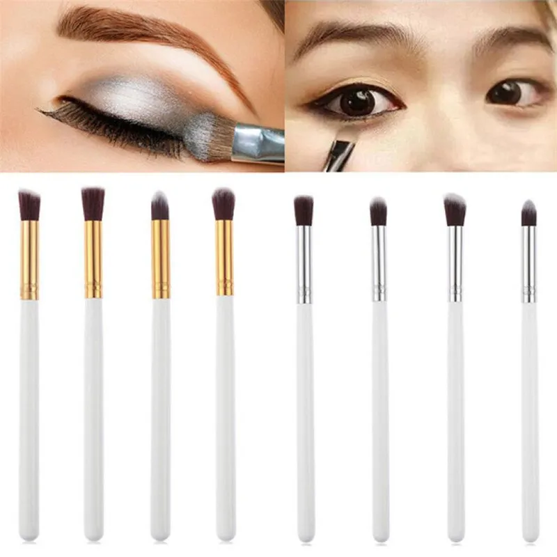 

Pro 4Pcs Makeup Cosmetic Tool Eyeshadow Powder Foundation Blending Brush Set 2018 NEW Make up Brushes pinceaux maquillage