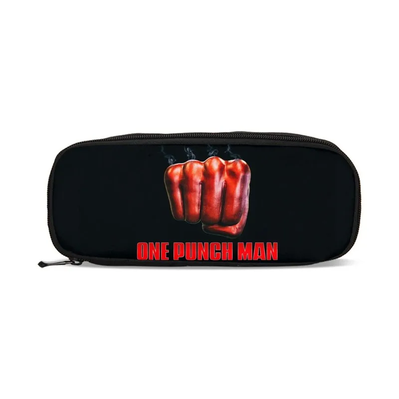 VEEVANV аниме мультфильм One Punch Man 3D печать Макияж сумка клатч ручка сумка Карандаш сумка Мальчики Девочки макияж Чехол косметические сумки