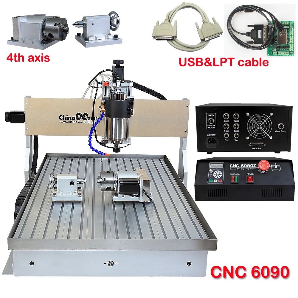 DIY CNC Engraving Machine PCB Milling Wood Carving Machine 6090 CNC
