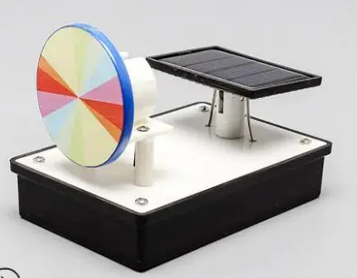 

Newton seven - color optical disk included solar cell Seven colour disk Physical experimental instrument
