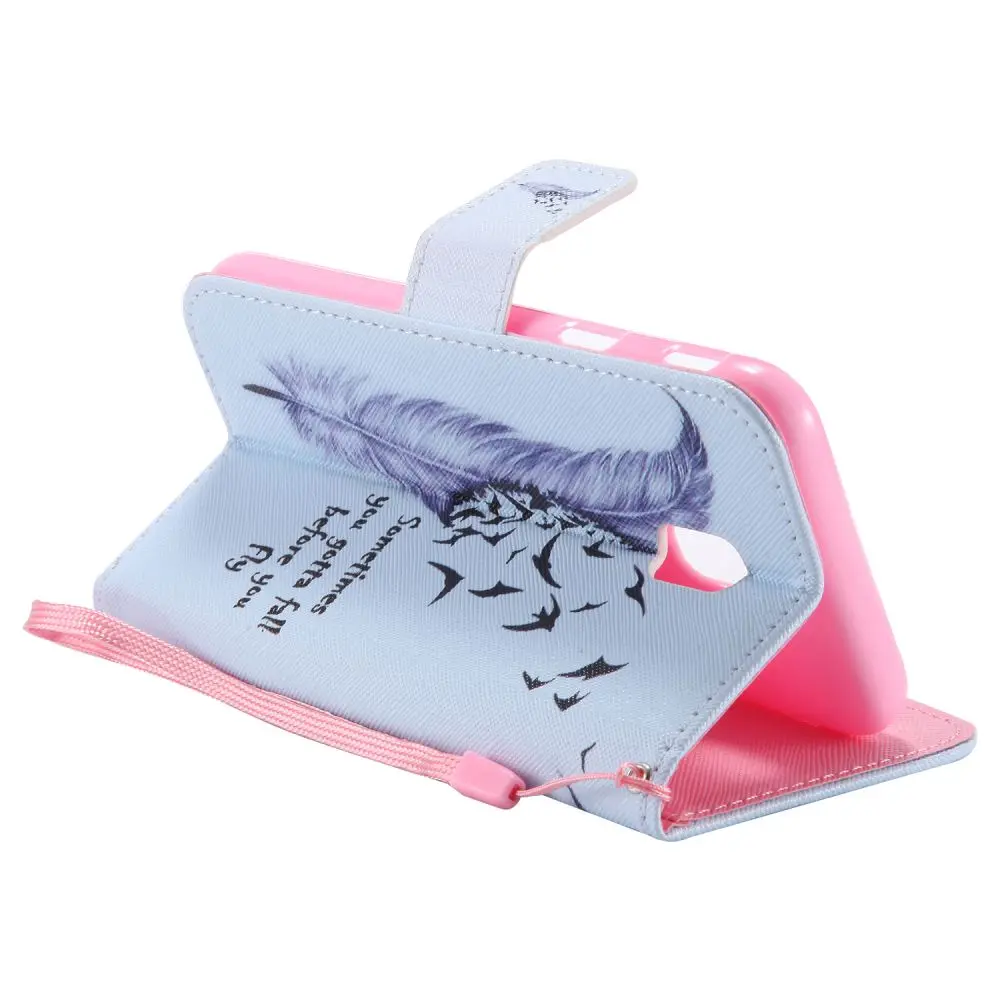 Caso de cuero de la sFor Fundas Samsung galaxy J5 2017 Coque Samsung galaxy J5 J7 2017 J530 teléfono casos cubre Capa