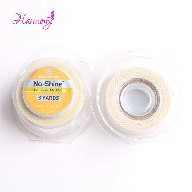 2rolls 2.5cm*3 yards WALKER no shine hair system tape double side adhesive tape for hair extension/lace wig/ toupee