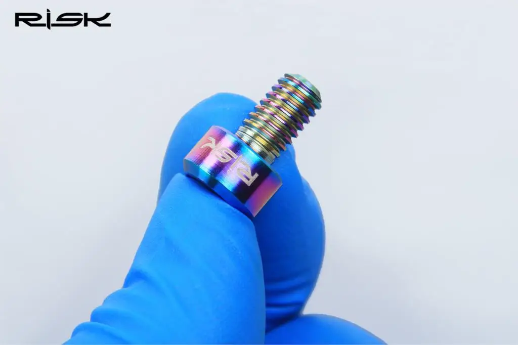 2 шт. титановый Ti Винт с головкой под торцевой ключ M6x10mm шестигранный ключ Винт для V C тормозной пресс ing Ti болты для шоссейного велосипеда MTB зажим для велосипеда пресс