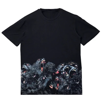 

Sunmmer Men T-Shirts print cotton baboon O-Neck short-sleeved t shirt Men's Casual brand Tee Shirt men tshirt