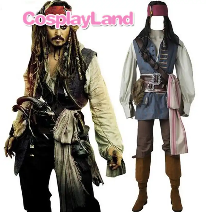 Carribean Pirate Homme Adulte Taille Standard Costume