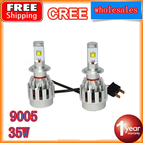 

LED Headlight conversion kit 9005 hb3 led headlight led kit white led fog light bulbs DC 12V 24V 4400LM free shipping
