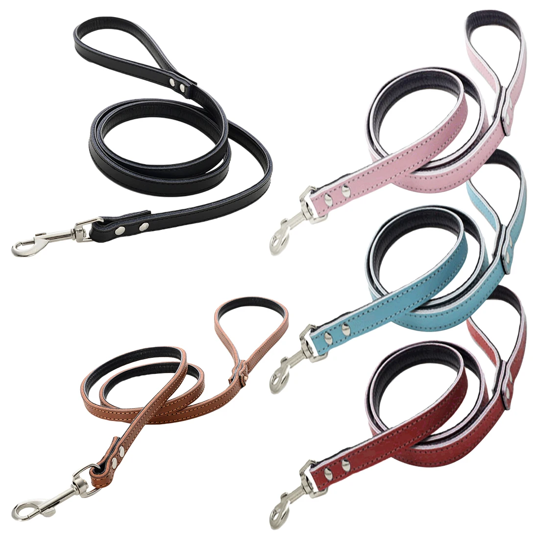 Pet Dog Leash Pet Product Durable Leather Puppy Cat Walking Leads