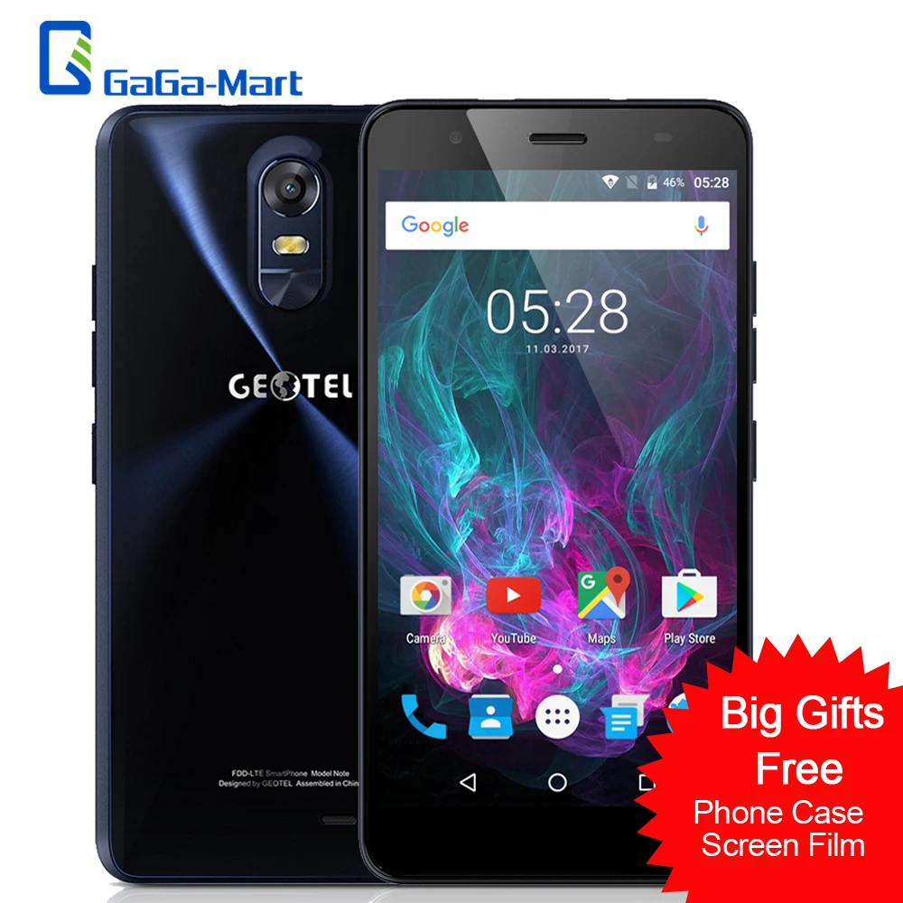 Цена за Geotel Примечание 4 Г LTE Смартфон Android 6.0 MTK6737 4xCortex A53 Мобильного Телефона 3 ГБ + 16 ГБ 8.0MP + 5.0MP 3200 мАч 5.5 "дюймовый IPS Мобильного Телефона Цена за Geotel Примечание 4 Г LTE Смартфон Android 6.0 MTK6737 4xCortex A53 Мобильного Телефона 3 ГБ + 16 ГБ 8.0MP + 5.0MP 3200 мАч 5.5 "дюймовый IPS Мобильного Телефона