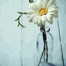 Молека DIY масляная живопись по номерам Kit цветок хризантемы картина акрилом на холсте Home Decor Wall работа для Гостиная