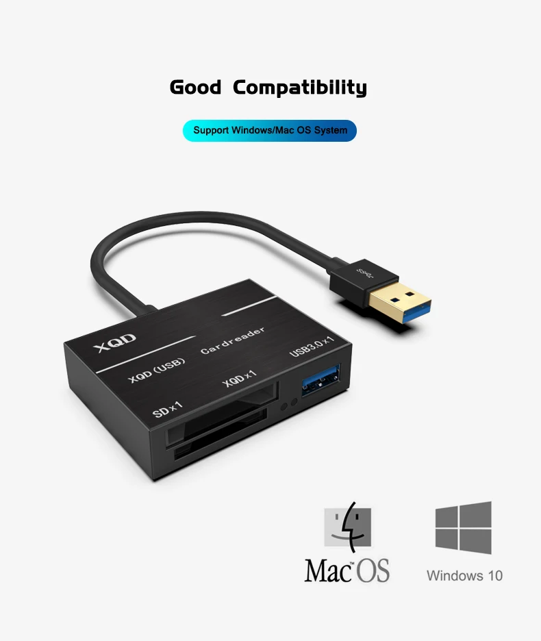 USB 3,0/Тип C USB C XQD SD кард-ридер 500 МБ/с. высокое Скорость Камера комплект адаптер для sony м/G серии Nikon для Lexar USB карта XQD