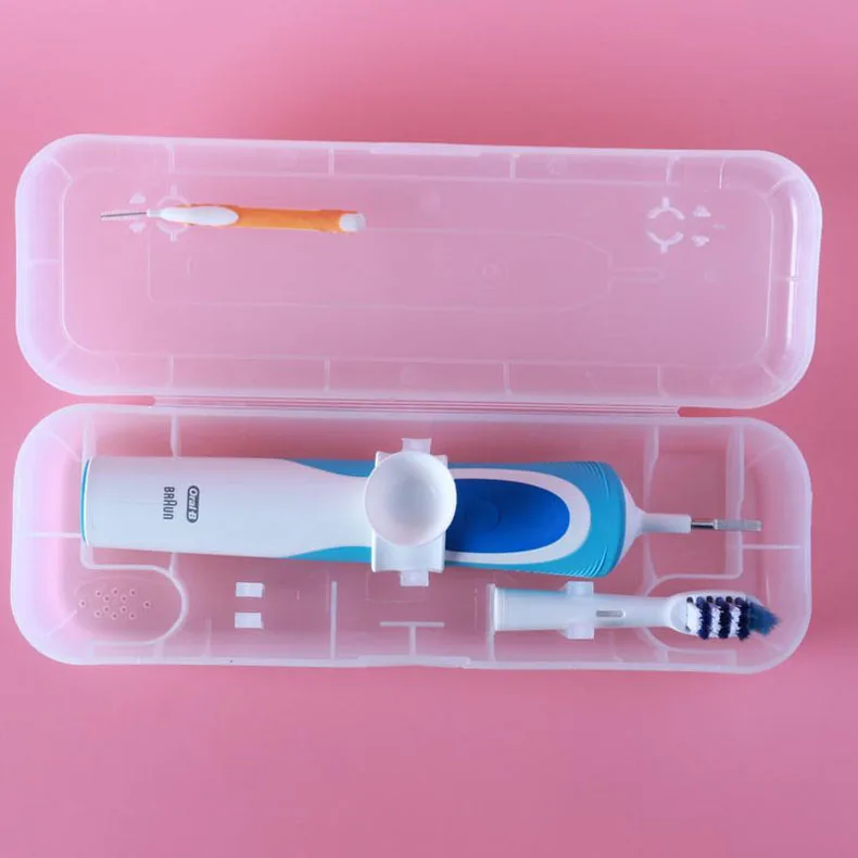 Портативная коробка для зубных щеток, держатель для путешествий, для походов, кемпинга, защитные коробки, прозрачная крышка для хранения(только коробка
