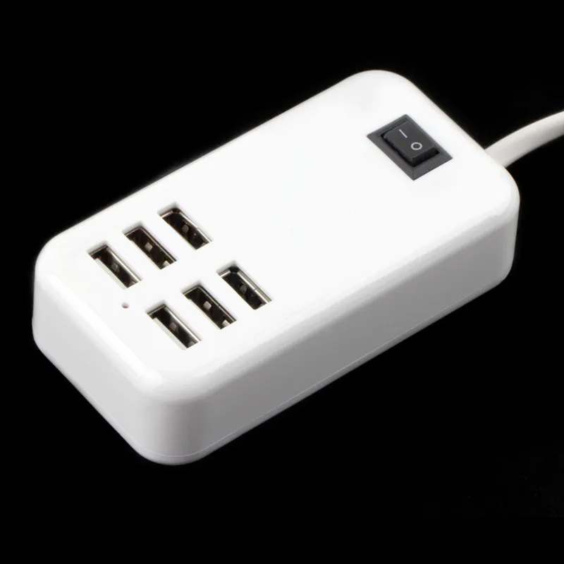 Сетевое зарядное устройство Faichoy с 6 USB портами для iPhone iPad Samsung 5 В/3 А|Зарядные