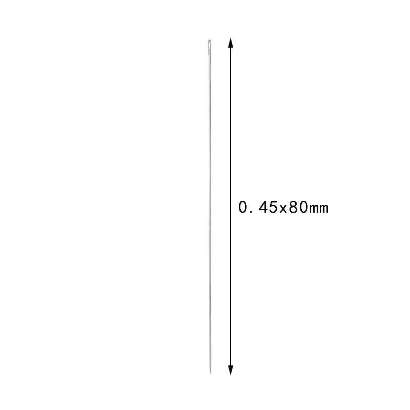 20 шт./лот, классические иглы для бисероплетения, серебряные, из нержавеющей стали, длинные ручные швейные инструменты для женщин, сделай сам, ювелирные изделия, подарки для изготовления украшений