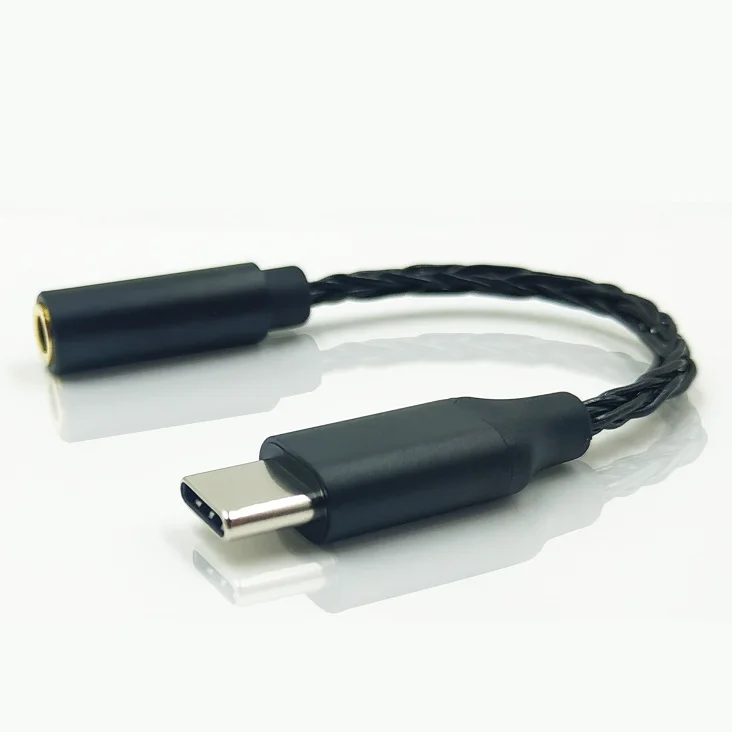 PIZEN usb type C до 3,5 мм разъем для наушников адаптер aux аудио конвертер аудио USB C адаптер для HTC Xiaomi Huawei ONEPLUS NOKIA - Цвет: black