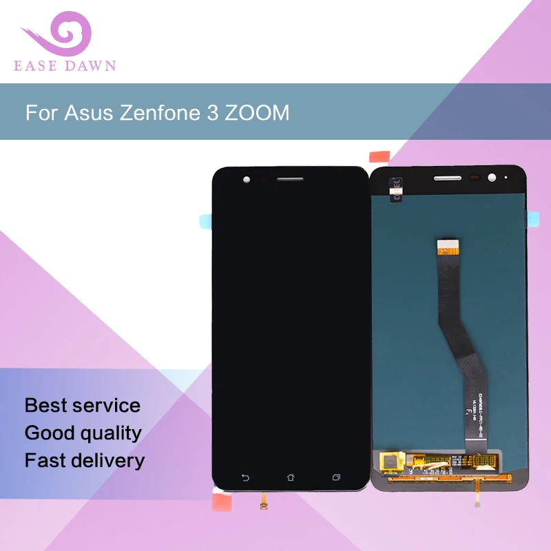 Goede Voor Asus Zenfone 3 ZOOM ZE553KL Z01HDA LCD Oled scherm amoled Touch Panel Digitizer Vergadering Voor Asus Display Originele