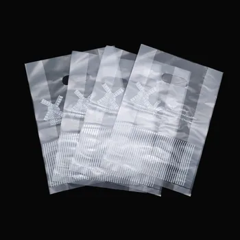 

500Pcs/lot Wholesale Matte Clear Plastic Windmill Design Take Out Package Bag with Handle for Gifts Crafts Food Snack Packing