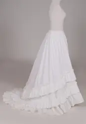 Викторианский длинная юбка в викторианском стиле французский плиссированные собрались суеты Юбки для женщин