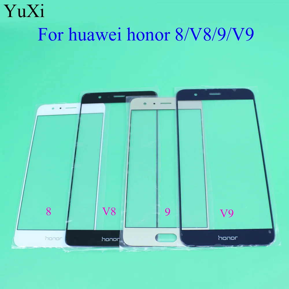 Сенсорный экран YuXi для Huawei Honor 8 V8 9 v9 сменный передний Внешний стеклянный объектив