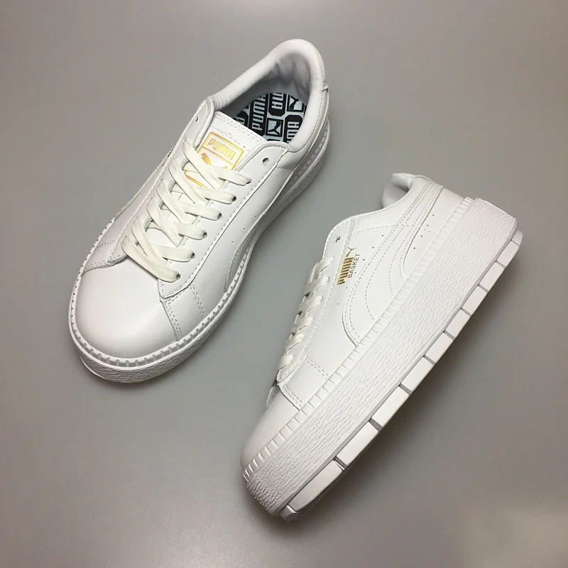 PUMA FENTY Cleated Creeper Women's First Generation Rihanna Classic Basket Suede Tone Simple Shoes 36-39 - Sports & Entertainment