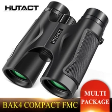 HUTACT 10x42 Бинокль для охоты Тусклое освещение Ночная версия Стекло BAK4 Оптика для туризма