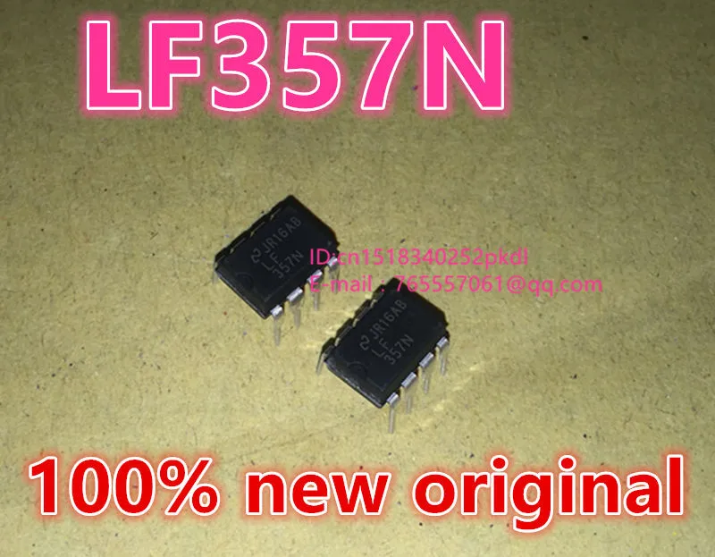 100% New original LF357N LF357 DIP8 monolithic JFET input operational ...