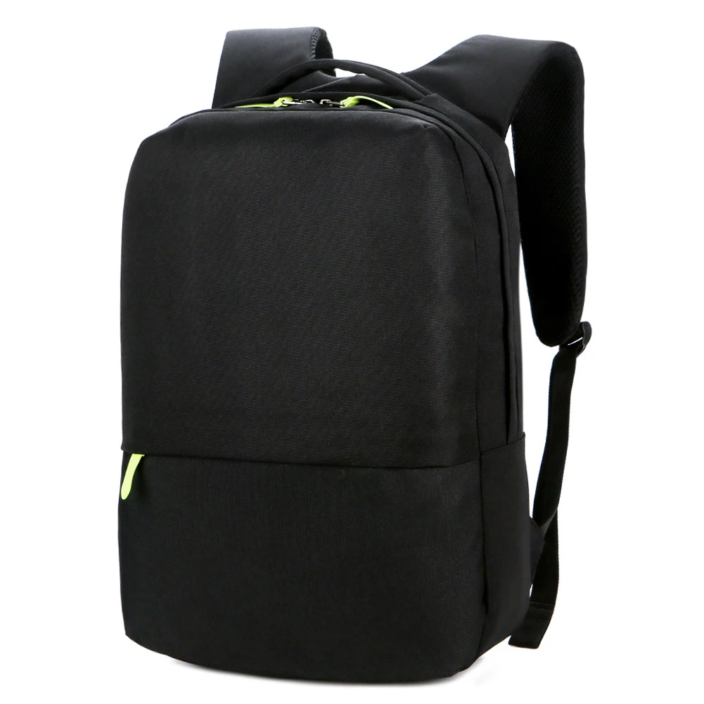 

Business Waterproof Portable Zipper Closure School Bag Laptop Backpack Storage Outdoor Adjustable Strap Large Capacity Travel