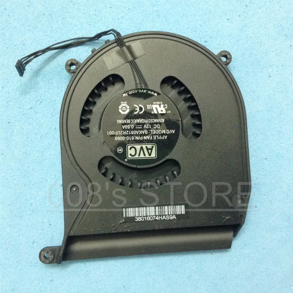 

New Laptop CPU Cooling Cooler Fan For Apple Mac Mini A1347 2010 Mid 2011 2012 For AVC BAKA0812R2UP001 DC 12V 0.50A 610-0069