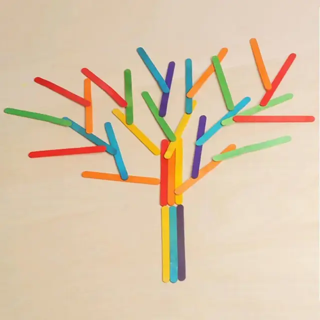 New Hot Wooden Lollipop Popsicle Sticks Party Kids Crafts Ice Cream