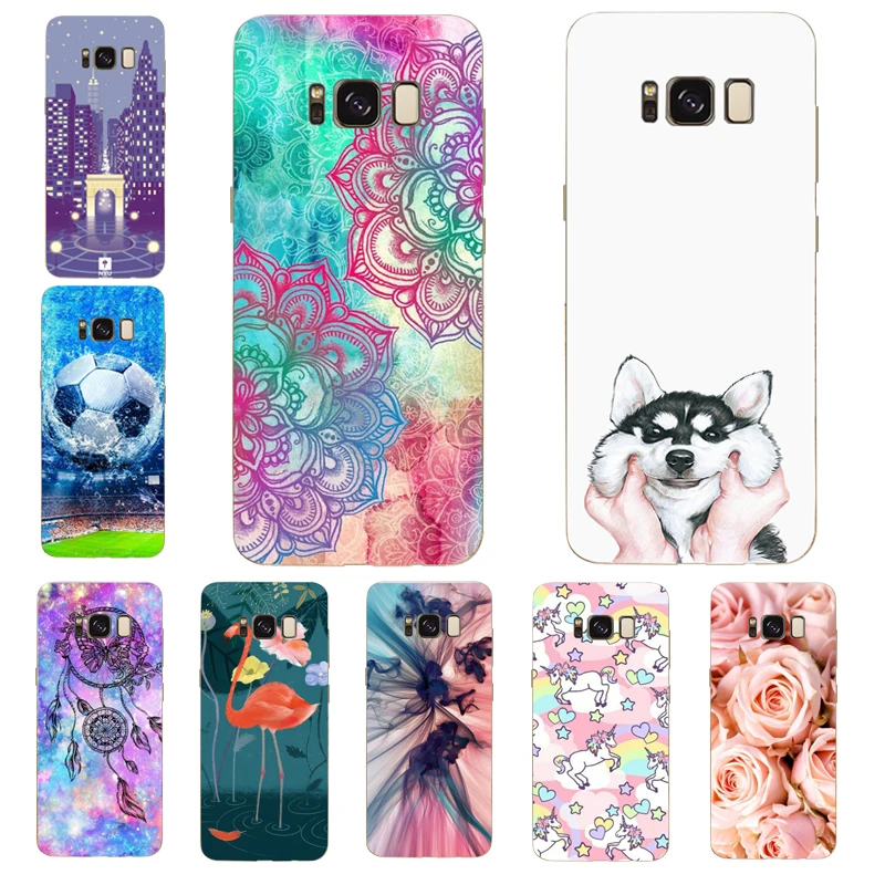 Samsung S8 Phone Case Soft Silicone TPU Cute Fashion Printed Patterned ...
