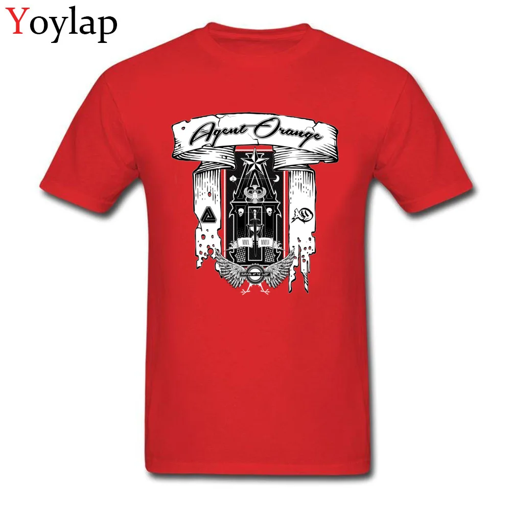 Prevalent Leisure Tops Shirt O-Neck Summer Fall 100% Cotton Fabric Short Sleeve T-Shirt for Adult Tarot Print Sweatshirts red