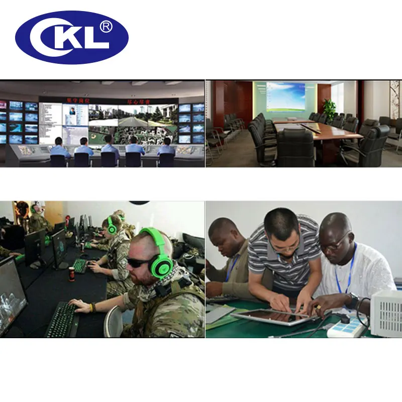 CKL-MV4H2 высокое качество 4x2 Бесшовные HDMI, VGA, YPbPr, AV матричный переключатель сплитер комбо 1U стойки