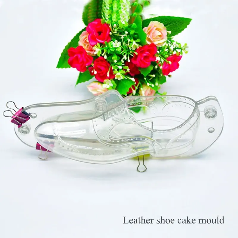 

Plastic Chocolate Molds Cake Mold Leather Men Shoe Party Pastry Kitchen Baking Birthday Sugarcraft Fondant Bakeware Wedding