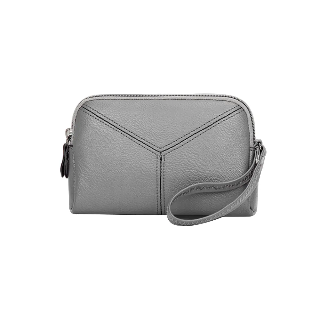 Женская модная сумка для мобильного телефона, многофункциональный кошелек для монет, сумка для мобильного телефона, кошелек 711 - Цвет: Gray