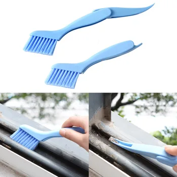 

1pc Foldable Small Groove Cleaning Brush with Scraper Window Frame Door Household Keeping Cleaning Tools for Slot