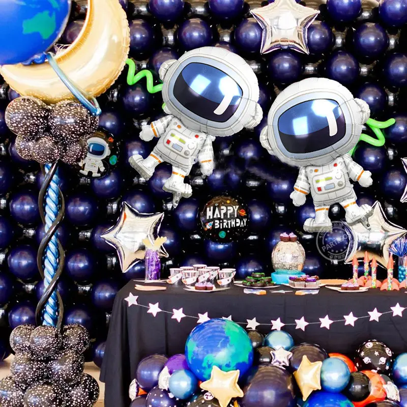 1 шт. космические вечерние космонавты и ракеты корабль фольгированные шары Галактика/Солнечная система тематические вечерние украшения для мальчиков на день рождения