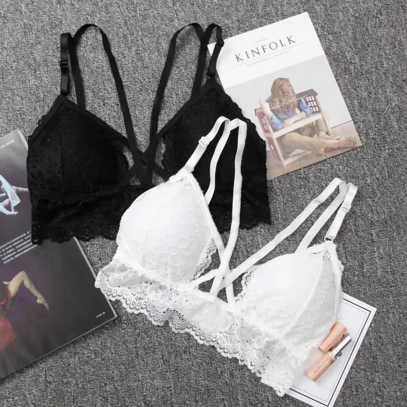 2018 Newest Lace Crop Top Spaghetti Strap Ladies Tube Bralette Sexy