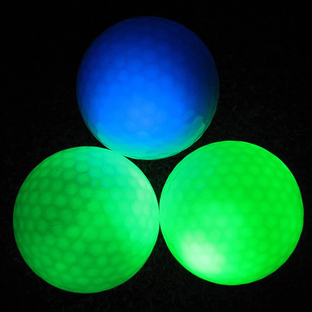 1 предмет Гольф Горячий яркий свет-Шар Световой шар Гольф светодио дный световой шар светодио дный ночь светящийся мяч для гольфа