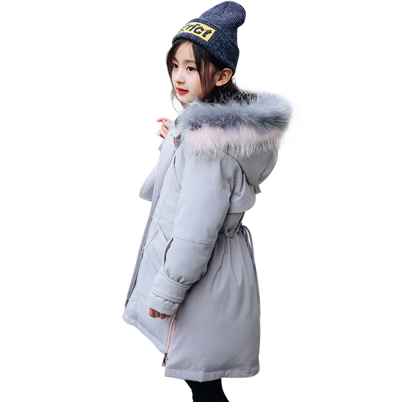 

Children's down Clothes 2018 New Money Middle Big Children's Fashion down Clothes Girls Winter Casual Warm Coatt 5-12 years old