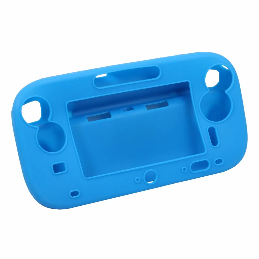 Синий Силиконовые Мягкий чехол кожи протектор для Nintendo Wii U Gamepad | Электроника