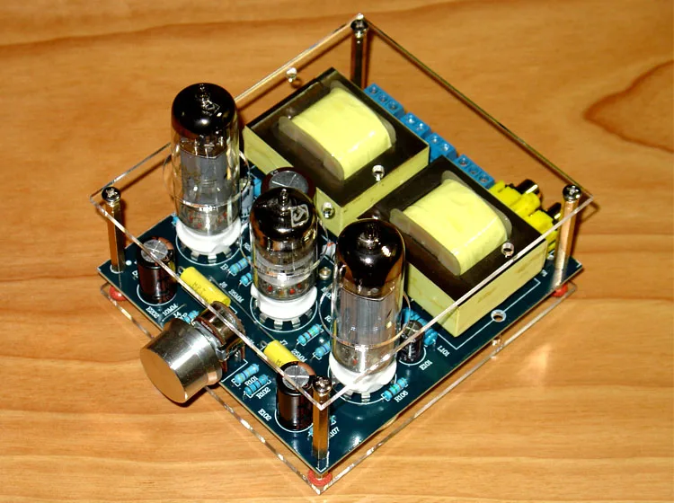 

2W+2W ( 8Ohms ) 6N2 push 6N1 Tube Single-ended class A Fever Class Tube Amplifier Board